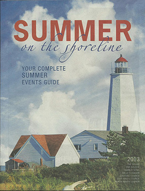 aybrook Point Lighthouse is on the cover of Shoreline Publications Summer 2013 Shoreline Guide